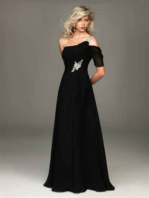 elegant black tie gowns.